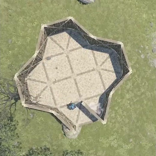 Rust | Build Large Furnace Base with Roof (no Floor Grills!) #shorts