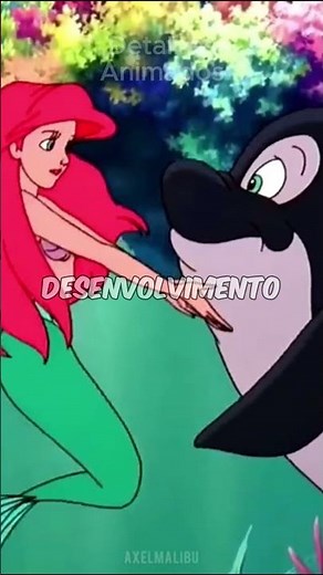 🌊👀 A Ariel era COMPLETAMENTE diferente no começo! 🤯✨