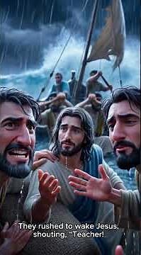 Jesus Calms the Storm 🌊 | A Powerful Bible Story of Faith