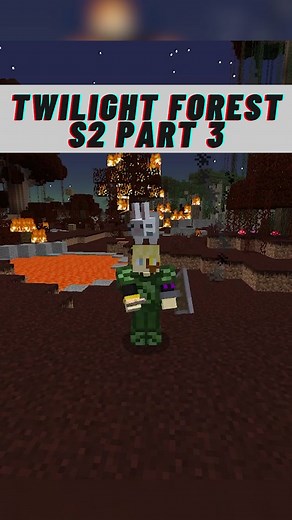 Exploring the Twilight Forest Fire Swamp in Minecraft - Hardcore Modded Series