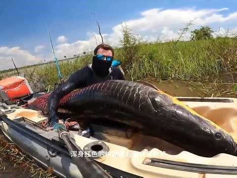 Amazon Kayak Fishing: Catching a Massive 2-Meter Arapaima!