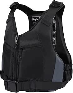Yueta Swim Vest for Adults, Adjustable Crotch Strap, Buoyancy Aid Swim Jacket for Kayaking, Fishing, Watersports