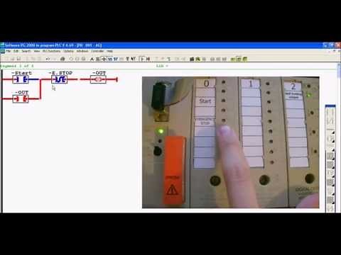 Programming SIMATIC S5 (S5-100U) with PG-2000 - "Self holding circuit"