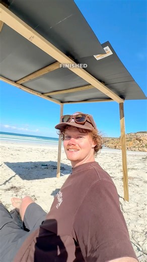 This is gonna be the best beach hut ever!!