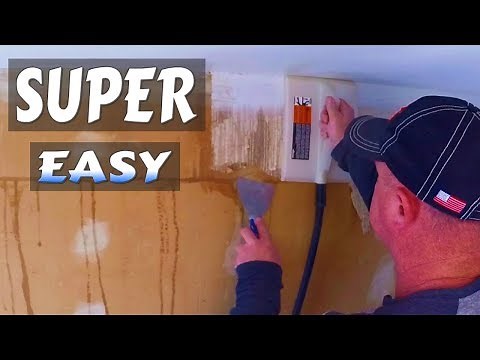 Remove Old Wallpaper from Drywall Super Easy With Steamer