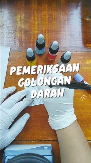 🩸Cara Cek Golongan Darah Cepat & Mudah! #golongandarah #medis #shorts #edukasikesehatan #fyp #atlm