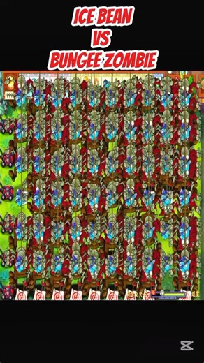 *ICE BEAN VS BUNGEE ZOMBIE*#shorts #short #pvz #youtubeshorts #shortvideo #pvzfusion #gaming #games
