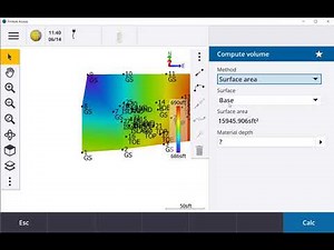 Creating a Surface Using Trimble Access