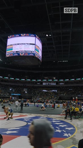 Take a listen to some of the sounds of the 2026 SDHSAA Wrestling Tournament | SDPB Sports