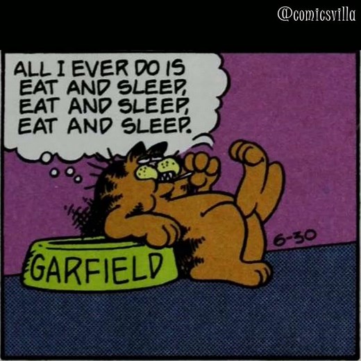 Garfield - Eat and Sleep | Garfield Comic Dub