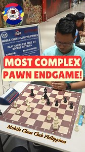 A mind-boggling pawn endgame where White's queenside pawn majority faces off against a lone king, while Black's kingside pawns battle against White’s king and two pawns. Is the result justified, or is there a hidden move that changes everything? Analyze this masterpiece and share your thoughts! #winningdrink #Chess #MCCP #catur #ChessEndgame | Mobile Chess Club Philippines