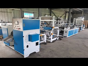 Drawstring Garbage Bag Making Machine