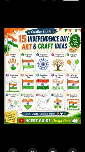 15 Easy Independence Day Art & Craft Ideas 🇮🇳🎨 | Fun Activities for Kids | Creative Tricolour Crafts