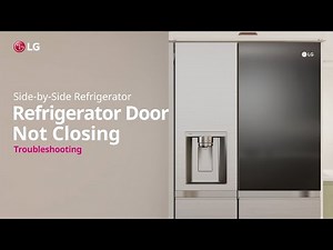 LG Refrigerator : How to repair if Refrigerator Door is Not Closing | LG