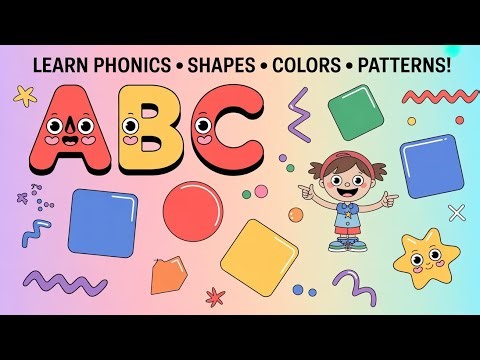 Learn ABC with Sounds & Numbers | Fun Learning Video for Kids