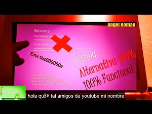 Solucion Error code 0xc000000e Causas, Consecuencias y Reparación del en Windows 10 100% FUNCIONA