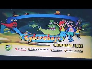Cyberchase Codename Icky (2004) DVD Menu