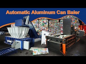 Automatic Aluminum Can Baler | High-Density UBC Compaction