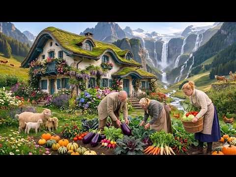 Inside the world's most beautiful farming and livestock village - How farmers harvest fruit.