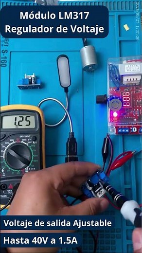 Módulo Regulador de Voltaje LM317 dc #tecnologia #electronica #arduino #regulador #lm317 #voltaje