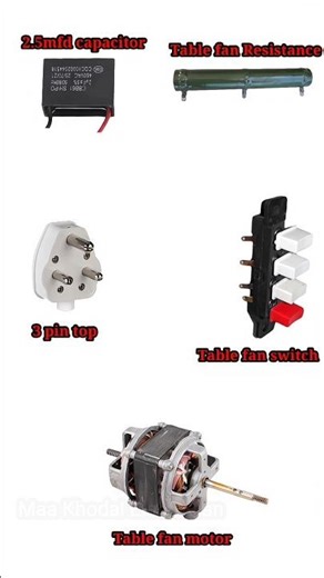 Table fan connection 3 wire connection | Table fan wiring