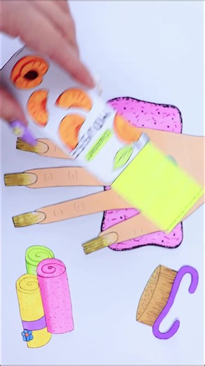 Beginner's ASMR Nail Art Tutorial with Paper Cosmetics