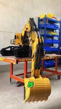 Do you think this mini excavator is a toy, or a real working machine?
