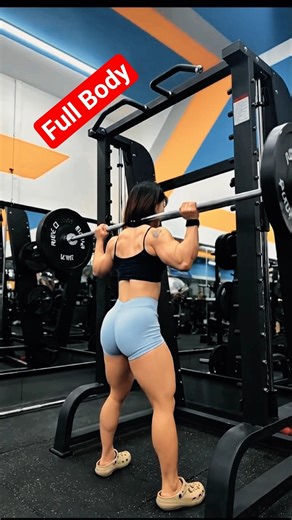 Barbell Squat For Full Body Workout #shorts #fitness #motivation #gym