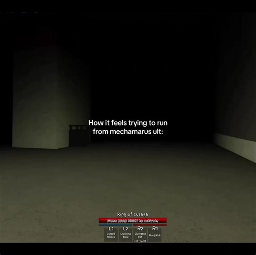Running from Mechamaru's Ultimate in Roblox