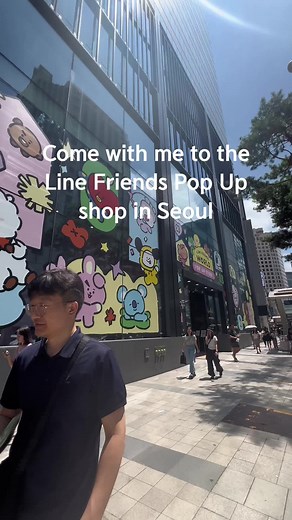 BT21 Line Friends Pop-up Shop Experience in Seoul