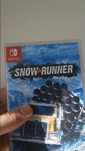 Snow Runner for Nintendo Switch unboxing+ ASMR
