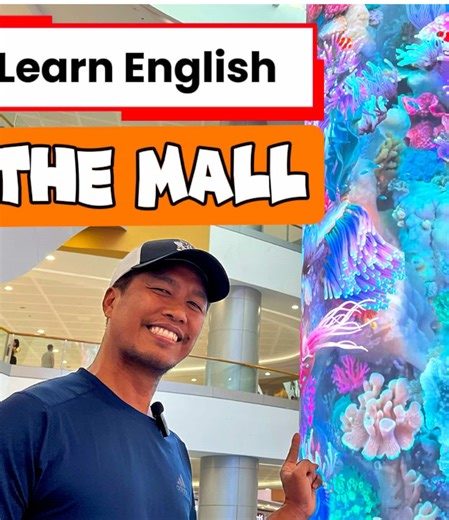 English Learning at the Mall: Follow, Like, Share!