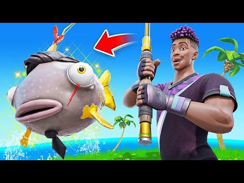 Finding the *RAREST* FISH in Fortnite! (Midas + Vendetta)