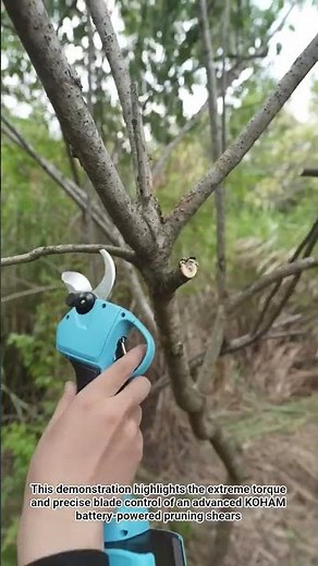 🌲⚙️ High-Torque Branch Trimming with KOHAM Cordless Electric Pruning Shears #gardentools