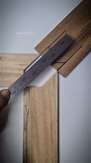 How to Craft a Precision 3-Way Wood Joint #shorts