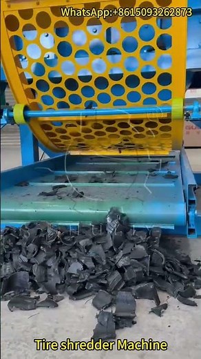 Tire Shredder Machine | Heavy-Duty Scrap Tire Recycling Equipment