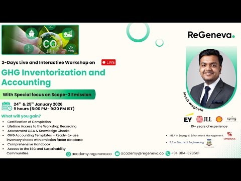 "GHG Inventorization & Accounting – Practical, Industry-Aligned Training"