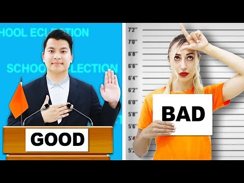 Good Student VS Bad Student | 7 Funny Boys VS Girls Types Of Students At School By Crafty Crafts