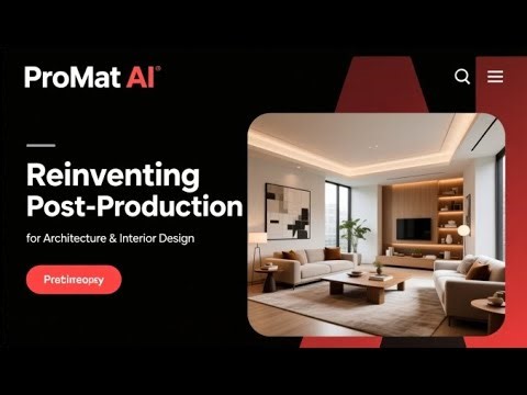 ProMat AI | Reinventing Post-Production for Architecture & Interior Design