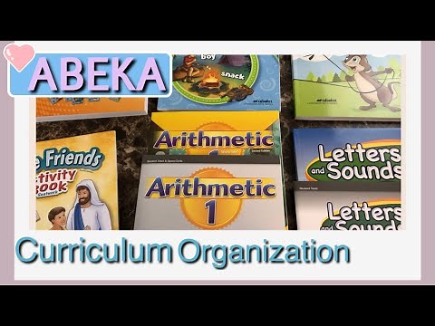 Abeka Homeschool | Curriculum Organization | 1st Grade