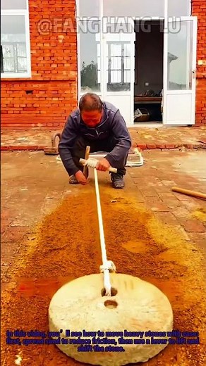 Ancient Stone Moving: Lever Principle for Easy Heavy Stone Transport – Laborers’ Wisdom