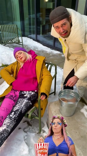 Chilly Hand Challenge: Can You Handle It? ❄️😂 #shorts