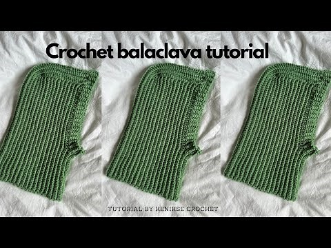 Crochet balaclava tutorial I Kenikse Crochet