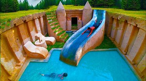 Building a Luxury Underground Cave Pool With a Hidden Living Room
