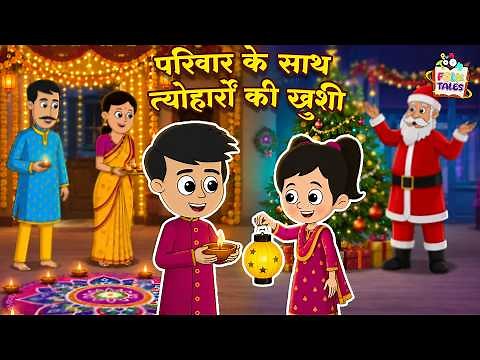 परिवार के साथ त्योहारों की खुशी | Folktales | हिंदी कहानियां | Indian Mythological Stories |Festival