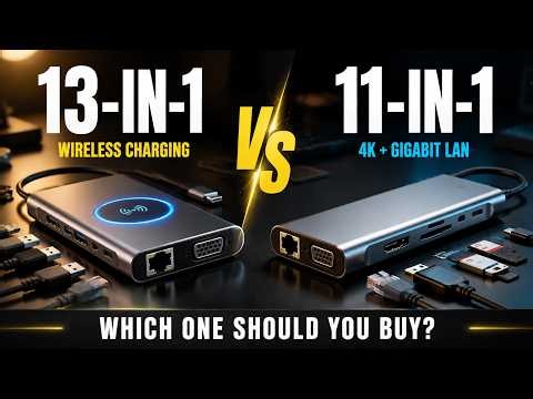 11-in-1 vs 13-in-1 USB-C Hub | Unboxing, Features #usbhub