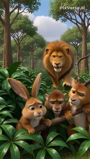 शेर की दहाड़ | 3D Moral Story in Hindi |3D Animation video |cartoon video