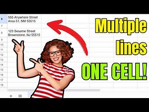 🔥 Quick Tip To Create Multiple Lines In One Cell! (Excel & Google Sheets)