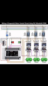 Sequential Motor Control Circuit #electrical #motors #sequential | Boparai Engineers