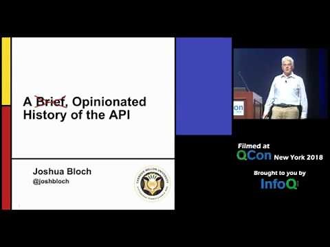A Brief, Opinionated History of the API